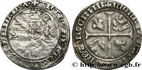 LUXEMBOURG - DUCHY OF LUXEMBOURG - ANTOINE DE BOURGOGNE, TENANT OF CROWN LANDS
Type : Gros 
Date : circa 1412-1415 
Date : n.d. 
Metal : silver 
Diame...