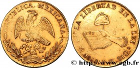 MEXICO - REPUBLIC
Type : 8 Escudos 
Date : 1868 
Mint name / Town : Mexico 
Quantity minted : - 
Metal : gold 
Millesimal fineness : 875  ‰
Diameter :...
