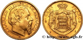 MONACO - PRINCIPALITY OF MONACO - CHARLES III
Type : 100 Francs 
Date : 1882 
Mint name / Town : Paris 
Quantity minted : 5000 
Metal : gold 
Millesim...