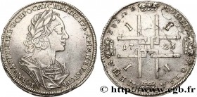 RUSSIA - PETER THE GREAT I
Type : Rouble 
Date : 1723 
Mint name / Town : Moscou 
Quantity minted : - 
Metal : silver 
Millesimal fineness : 729  ‰
Di...