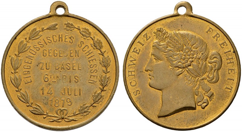SCHWEIZ - Schützentaler, Schützenmedaillen & Schützenvaria
Basel
Bronzemedaill...