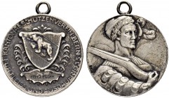 SCHWEIZ - Schützentaler, Schützenmedaillen & Schützenvaria
Bern
Silbermedaille 1933. Bern. Kantonalschützenverein. 8.22 g. Richter (Schützenmedaille...