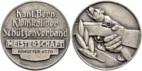 SCHWEIZ - Schützentaler, Schützenmedaillen & Schützenvaria
Bern
Versilberte Bronzemedaille o. J. (um 1960). Kleinkaliberschützenverband. Seriemeiste...