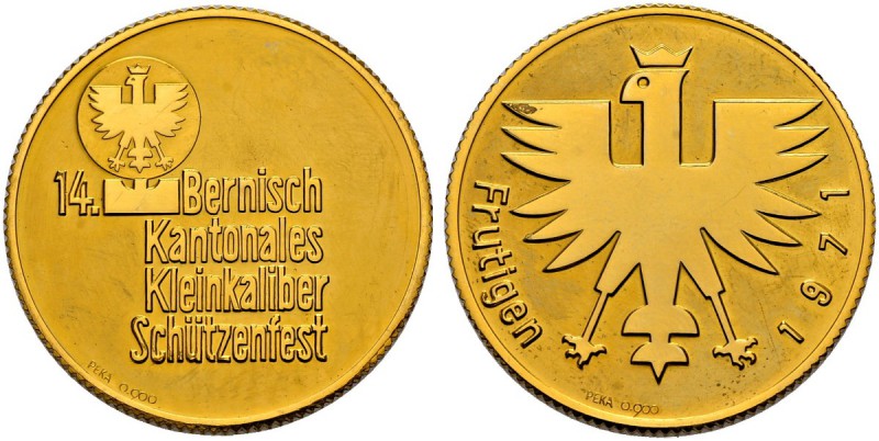 SCHWEIZ - Schützentaler, Schützenmedaillen & Schützenvaria
Bern
Goldmedaille 1...