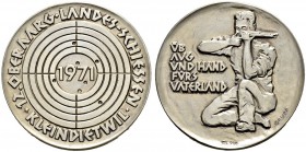 SCHWEIZ - Schützentaler, Schützenmedaillen & Schützenvaria
Bern
Silbermedaille 1971. Kleindietwil. Oberaargauisches Landes-Schiessen. 14.90 g. FDC /...