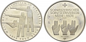 SCHWEIZ - Schützentaler, Schützenmedaillen & Schützenvaria
Bern
Silbermedaille 1974. Thun. Weltmeisterschaften im Schiessen. Schweizerischer Schuetz...