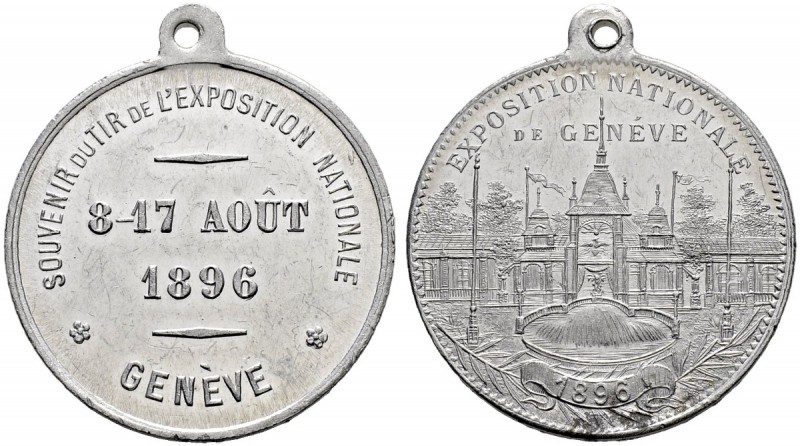 SCHWEIZ - Schützentaler, Schützenmedaillen & Schützenvaria
Genf / Genève
Alumi...