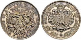 SCHWEIZ - Schützentaler, Schützenmedaillen & Schützenvaria
Genf / Genève
Silbermedaille 1897. Genève. Exercices de l'Arquebuse et de la Navigation. ...