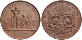 SCHWEIZ - Schützentaler, Schützenmedaillen & Schützenvaria
Genf / Genève
Kupfermedaille 1902. Genève. Exercices de l'Arquebuse et de la Navigation. ...