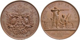 SCHWEIZ - Schützentaler, Schützenmedaillen & Schützenvaria
Genf / Genève
Kupfermedaille 1904. Genève. Exercices de l'Arquebuse et de la Navigation. ...