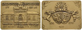 SCHWEIZ - Schützentaler, Schützenmedaillen & Schützenvaria
Genf / Genève
Bronzemedaille 1933. Genève. Exercices de l'Arquebuse et de la Navigation. ...