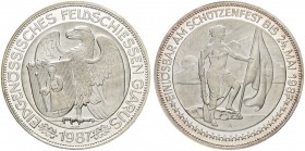 SCHWEIZ - Schützentaler, Schützenmedaillen & Schützenvaria
Glarus
50 Franken 1987. Glarus. Eidgenössisches Feldschiessen. 25.21 g. Häberling 31a. Po...