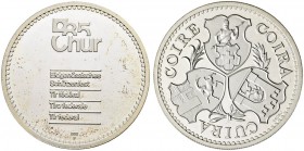 SCHWEIZ - Schützentaler, Schützenmedaillen & Schützenvaria
Graubünden
Silbermedaille 1985. Chur. Eidgenössisches Schützenfest.. 15.03 g. Polierte Pl...