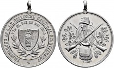 SCHWEIZ - Schützentaler, Schützenmedaillen & Schützenvaria
St. Gallen
Aluminiummedaille 1895. St. Gallen. Cantonalschützenfest. 4.33 g. Richter (Sch...