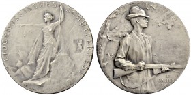 SCHWEIZ - Schützentaler, Schützenmedaillen & Schützenvaria
St. Gallen
Silbermedaille 1904. St. Gallen. Eidgenössisches Schützenfest. 15.41 g. Richte...