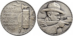 SCHWEIZ - Schützentaler, Schützenmedaillen & Schützenvaria
St. Gallen
Silbermedaille 1925. St. Gallen. Kantonalschützenfest und internationaler Matc...