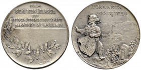 SCHWEIZ - Schützentaler, Schützenmedaillen & Schützenvaria
St. Gallen
Silbermedaille o. J. St. Gallen. Feldschützengesellschaft. Schütze I. Classe. ...