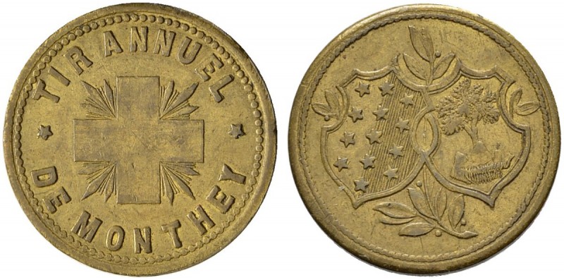 SCHWEIZ - Schützentaler, Schützenmedaillen & Schützenvaria
Wallis / Valais
Sch...