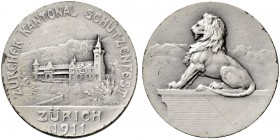 SCHWEIZ - Schützentaler, Schützenmedaillen & Schützenvaria
Zürich
Silbermedaille 1911. Zürich. Kantonalschützenfest. 8.19 g. Richter (Schützenmedail...
