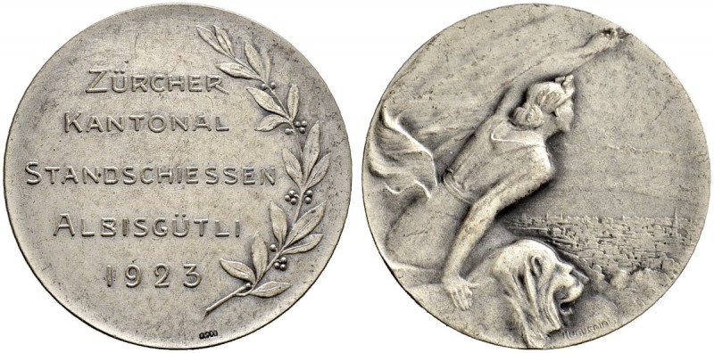 SCHWEIZ - Schützentaler, Schützenmedaillen & Schützenvaria
Zürich
Silbermedail...