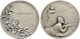 SCHWEIZ - Schützentaler, Schützenmedaillen & Schützenvaria
Zürich
Silbermedaille 1925. Unterstrass. 50 Jahre Feldschützen 1875-1925. 10.24 g. Richte...