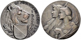SCHWEIZ - Schützentaler, Schützenmedaillen & Schützenvaria
Zürich
Silbermedaille 1926. Zürich. Bezirksschiessen. 12.30 g. Richter (Schützenmedaillen...