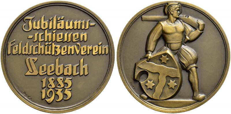SCHWEIZ - Schützentaler, Schützenmedaillen & Schützenvaria
Zürich
Bronzemedail...