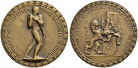 SCHWEIZ - Schützentaler, Schützenmedaillen & Schützenvaria
Zürich
Bronzemedaille 1939. Zürich Albisgütli. Schützengesellschaft der Stadt Zürich. Sch...