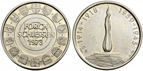 SCHWEIZ - Schützentaler, Schützenmedaillen & Schützenvaria
Zürich
Silbermedaille 1973. Forch. Forchschiessen. 14.86 g. FDC / Uncirculated.