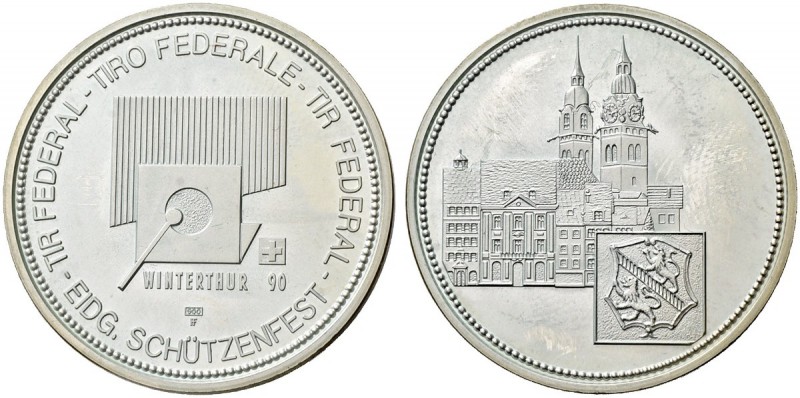 SCHWEIZ - Schützentaler, Schützenmedaillen & Schützenvaria
Zürich
Silbermedail...