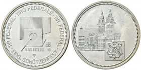 SCHWEIZ - Schützentaler, Schützenmedaillen & Schützenvaria
Zürich
Silbermedaille 1990. Winterthur. Eidgenössisches Schützenfest. 14.93 g. Polierte P...