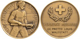 SCHWEIZ - Schützentaler, Schützenmedaillen & Schützenvaria
Gesamtschweiz / Diverse Medaillen
Bronzemedaille o. J. Eidgenössischer Armbrustschützenve...