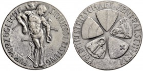 SCHWEIZ - Schützentaler, Schützenmedaillen & Schützenvaria
Gesamtschweiz / Diverse Medaillen
Silbermedaille o. J. Zentralschweizerische Feldmeisters...