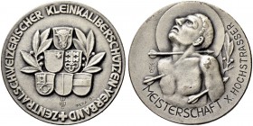 SCHWEIZ - Schützentaler, Schützenmedaillen & Schützenvaria
Gesamtschweiz / Diverse Medaillen
Versilberte Bronzemedaille o. J. Zentralschweizerischer...