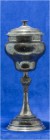 SCHWEIZ - SCHÜTZENPOKALE UND SCHÜTZENMEMORABILIA
Bern
Schützenpokal in Silber mit vergoldetem Innenbereich 1910. Bern. Eidgenössisches Schützenfest....