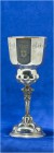 SCHWEIZ - SCHÜTZENPOKALE UND SCHÜTZENMEMORABILIA
Bern
Schützenpokal in Silber mit vergoldetem Innenbereich 1910. Bern. Eidgenössisches Schützenfest....