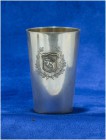 SCHWEIZ - SCHÜTZENPOKALE UND SCHÜTZENMEMORABILIA
Bern
Schützenbecher in Silber mit vergoldetem Innenbereich 1911. Hindelbank. 1. Oberaargauisches We...