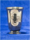 SCHWEIZ - SCHÜTZENPOKALE UND SCHÜTZENMEMORABILIA
Bern
Schützenbecher in Silber 1958. Biel. Eidgenössisches Schützenfest. 73.00 g. Martin -. Sehr sel...