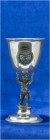 SCHWEIZ - SCHÜTZENPOKALE UND SCHÜTZENMEMORABILIA
Bern
Schützenbecher in Silber mit vergoldetem Innenbereich 1995. Thun. Eidgenössisches Schützenfest...