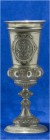 SCHWEIZ - SCHÜTZENPOKALE UND SCHÜTZENMEMORABILIA
Fribourg
Schützenpokal in Silber mit vergoldetem Innenbereich 1881. Fribourg. Tir fédéral. 589.00 g...