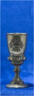 SCHWEIZ - SCHÜTZENPOKALE UND SCHÜTZENMEMORABILIA
Fribourg
Schützenpokal in Silber mit vergoldetem Innenbereich 1881. Fribourg. Tir fédéral. 164.00 g...