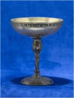 SCHWEIZ - SCHÜTZENPOKALE UND SCHÜTZENMEMORABILIA
Fribourg
Schützenpokal in Silber mit vergoldetem Innenbereich 1898. Fribourg. Tir fédéral. 252.00 g...