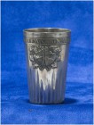 SCHWEIZ - SCHÜTZENPOKALE UND SCHÜTZENMEMORABILIA
Waadt
Schützenbecher in Silber 1906. Nyon. Tir cantonal vaudois. 48.00 g. Martin 574. Selten / Rare...