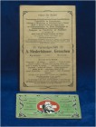 SCHWEIZ - SCHÜTZENPOKALE UND SCHÜTZENMEMORABILIA
Gesamtschweiz
Postkarten o. J. (um 1910). Set zu 10 Postkarten mit Abbildungen von Schützentalern u...