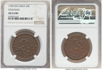 Szechuan. Kuang-hsü 20 Cash ND (1903-1905) AU53 Brown NGC, KM-Y227. Variety with inverted V for A in CASH. 

HID09801242017

© 2020 Heritage Auctions ...