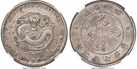 Szechuan. Kuang-hsü Dollar ND (1901-1908) XF45 NGC, KM-Y238, L&M-345. Narrow Face variety. An inspiring example whose clarity and boldness, in conjunc...
