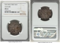 Tibet. Tao Kwang Sho CD 2 (1822) MS61 NGC, KM-C93, L&M-648. Preserving an admirable and original appearance with light surface toning amidst scattered...