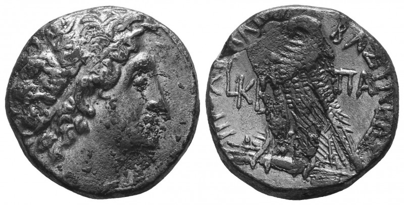 Ptolemaic Kings of Egypt. (107-101 BC). AR Tetradrachm Alexandreia.
Obv. Diademe...
