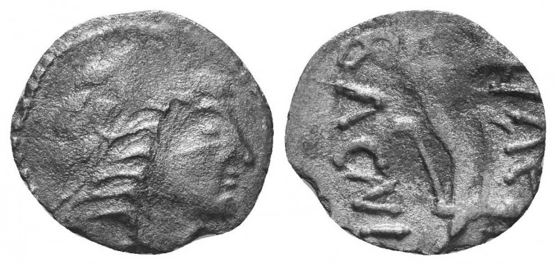 SELEUKID EMPIRE. Demetrios I Soter. 162-150 BC. AR Drachm. Imitation struck in C...