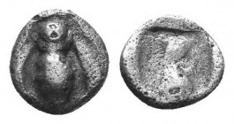 ASIA MINOR, Greek Obols. 5th - 3rd century BC. AR 

Condition: Very Fine

Weight: 0.20 gr
Diameter: 6 mm